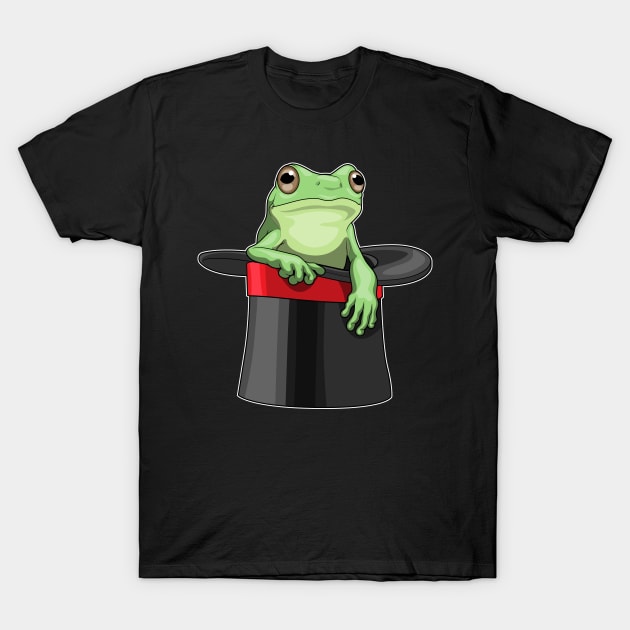 Frog Wizard Cylinder T-Shirt by Markus Schnabel